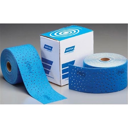 Norton Co Multi-Air Cyclonic NorGrip Perforated Roll, P120C - 2.75 in. x 13 Yards NTN-06114